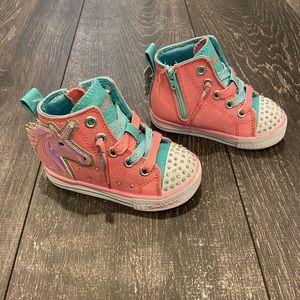 Sketchers twinkle toes unicorn high tops for